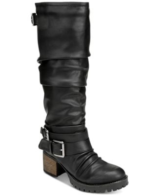 macy's carlos santana moto boots