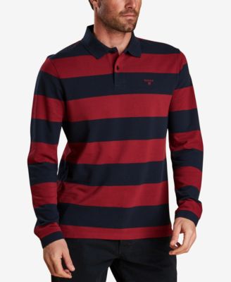 barbour rugby top