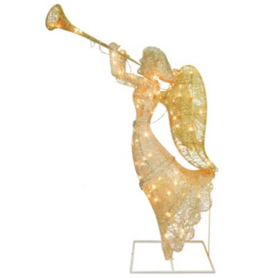 National Tree Company - 48" Angel Decoration with Clear Lights
