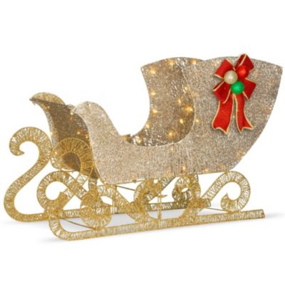 National Tree Company National Tree 38" Santa’s Sleigh with LED Lights