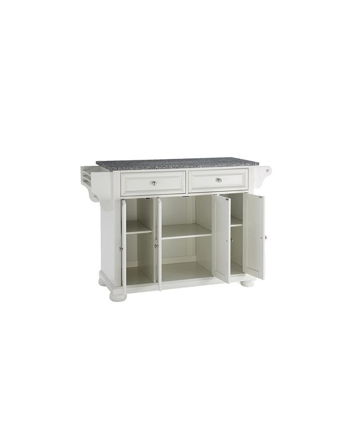 Crosley Alexandria Solid Granite Top Kitchen Island Macy's