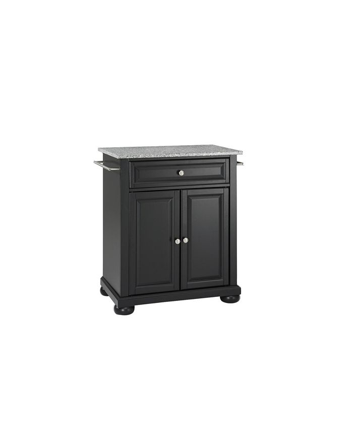 Crosley Alexandria Solid Granite Top Portable Kitchen Island Macy's