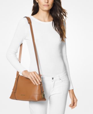 Michael Kors Crosby Pebble Leather Messenger Shoulder Bag & Reviews -  Handbags & Accessories - Macy's