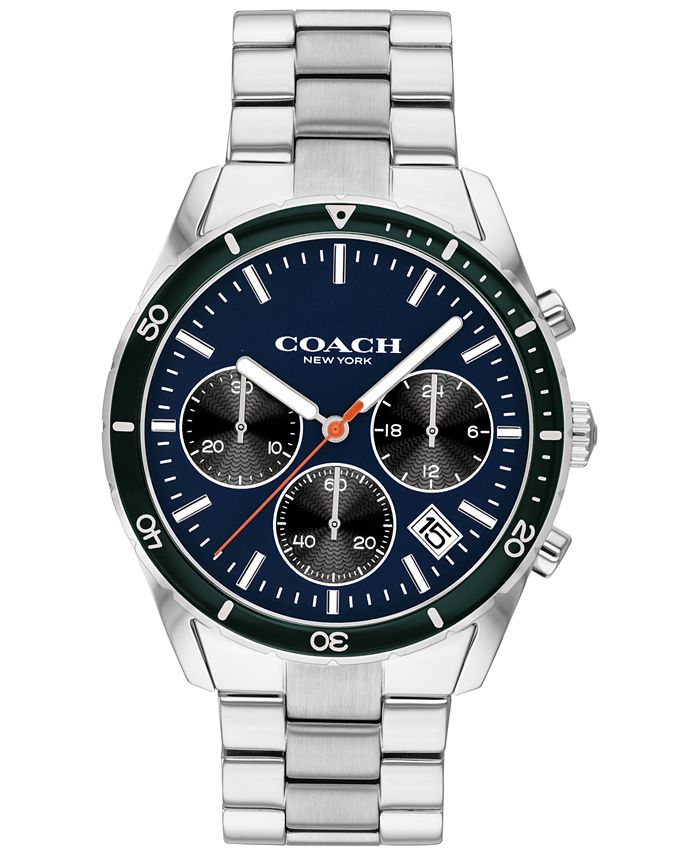 COACH Men's Chronograph Thompson Sport Stainless Steel Bracelet Watch