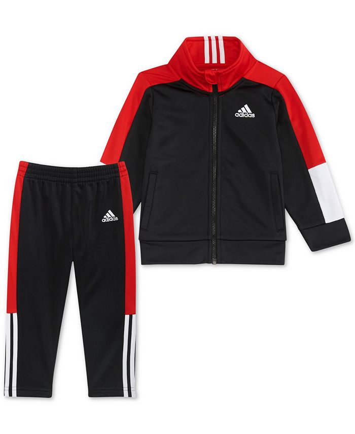 adidas Baby Boys 2-Piece Track Jacket & Pants Set - Macy's