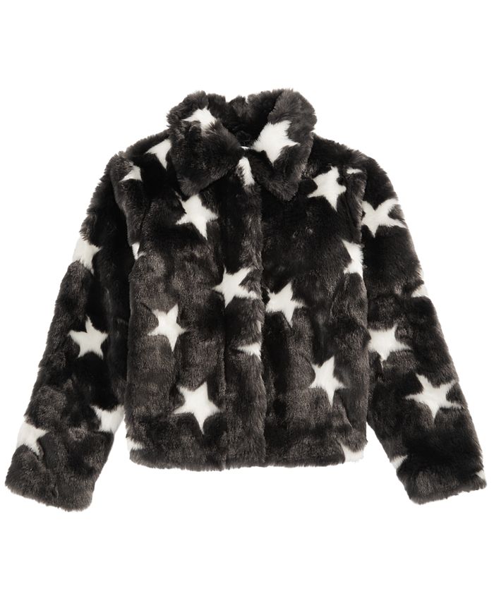 Faux fur star coat on sale