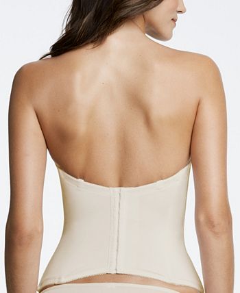 Dominique Paige Seamless Padded Strapless Longline Bra 8500 - Macy's