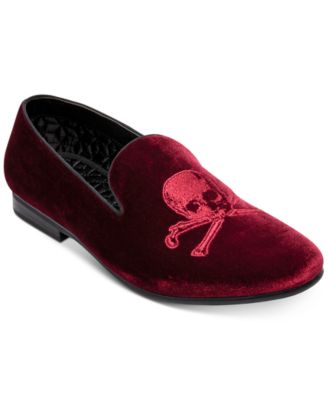 Steve Madden - Men's Cranium Velvet Smoking Slippers