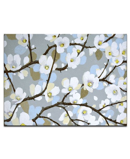 Ready2hangart Dogwood Meadow Floral Canvas Wall Art 20x30