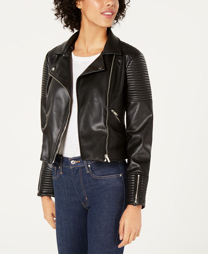 Bar III Quilted Moto Jacket, Created for Macy's Macy's
