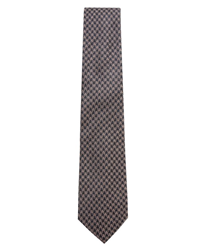 Tasso Elba Men's Houndstooth Tie, Created for Macy's & Reviews - Ties ...