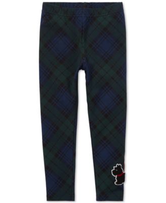 Polo Ralph Lauren - Little Girls Cotton Tartan Leggings