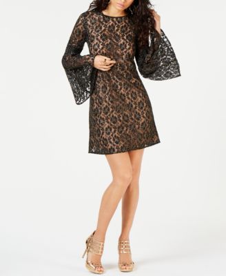 Michael Kors - Metallic Floral Lace Dress