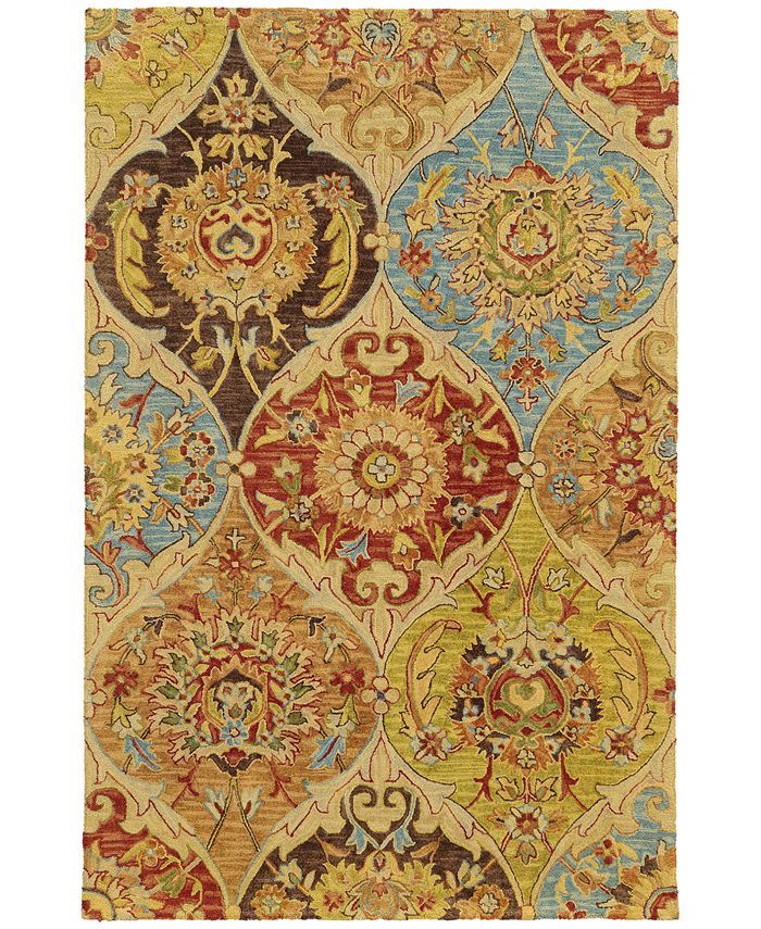 Tommy Bahama Home Jamison 53302 Beige/Multi 8' x 10' Area Rug Macy's