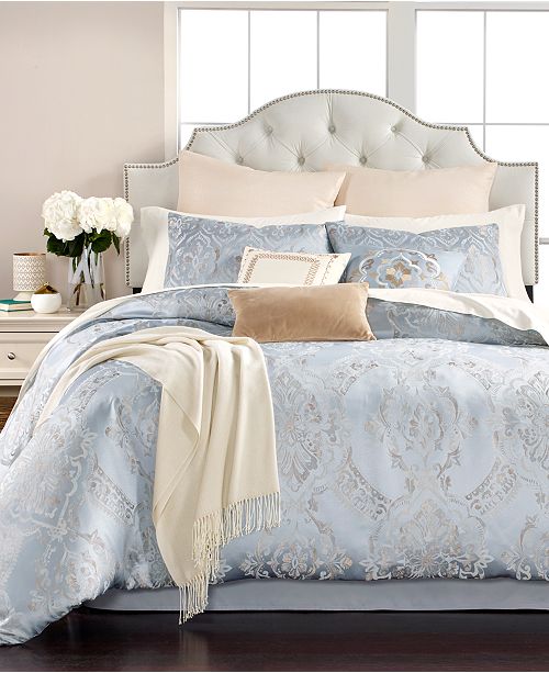 Martha Stewart Collection Metallic Medallion 14 Pc Comforter Sets