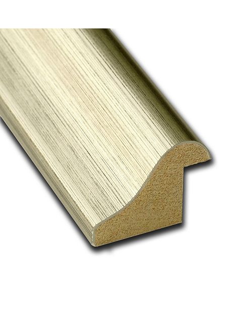 Amanti Art Warm Silver Swoop 30x22 Framed Grey Cork Board