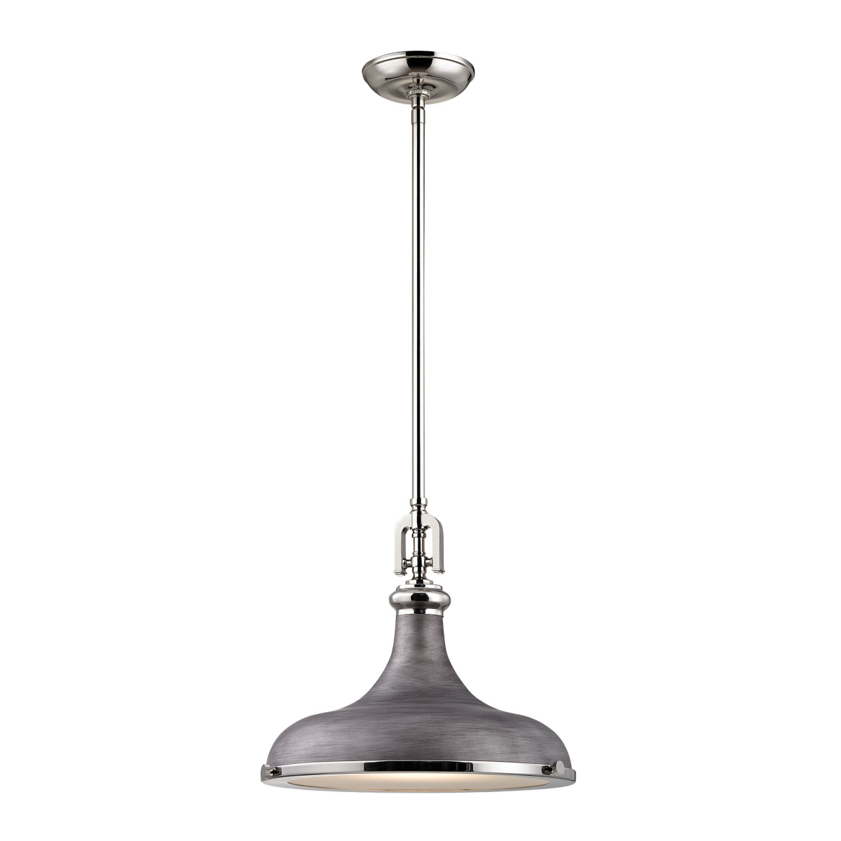 Dimond Home Elk Lighting Rutherford Pendant In Satin Nickel In Satin Nick