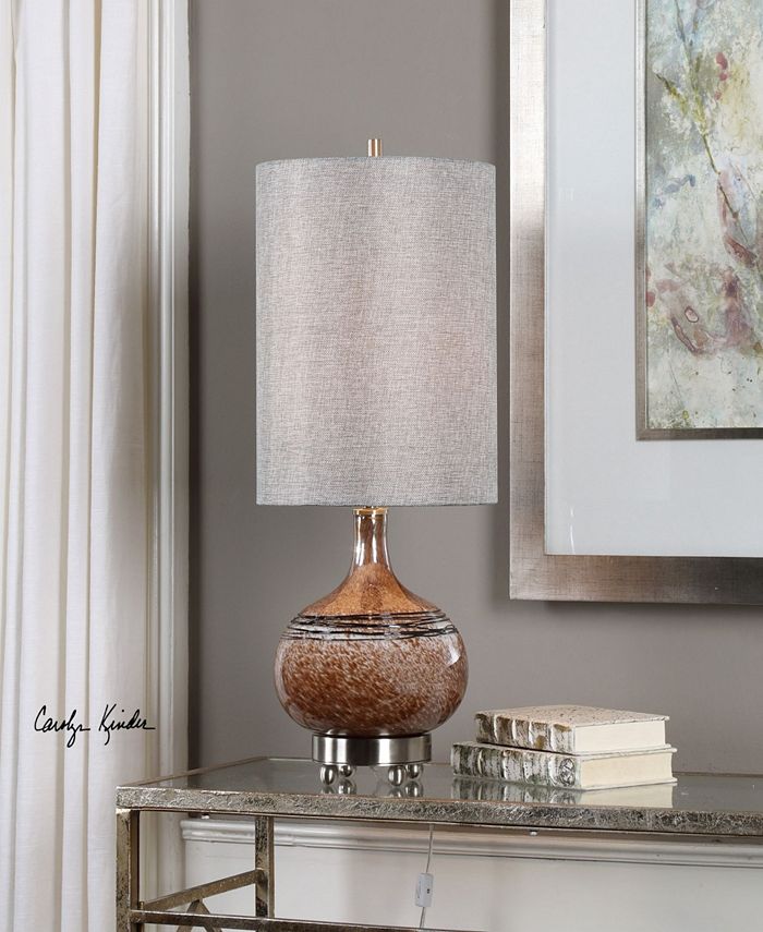 Uttermost Judsonia Rust Glass Accent Lamp Macy's