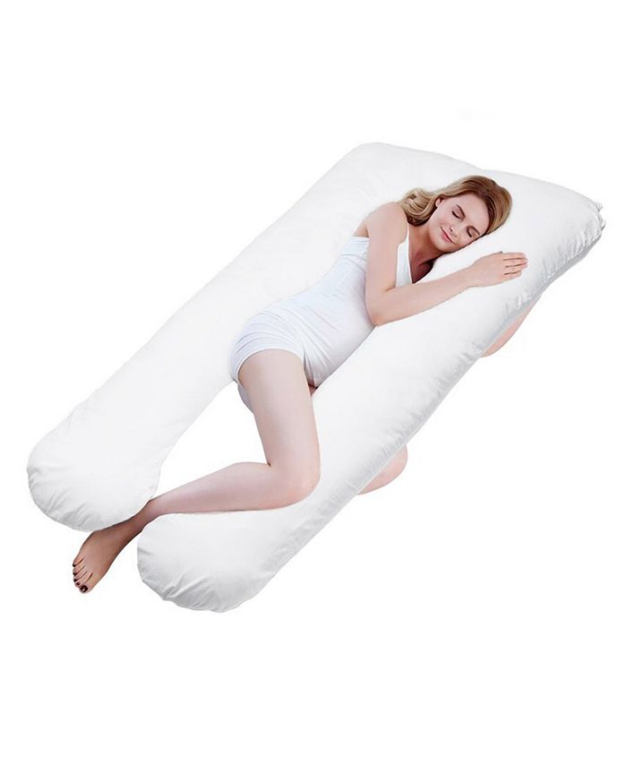 Swiss Comforts U Shaped Full Body Pillow, 65"X30" Macy's