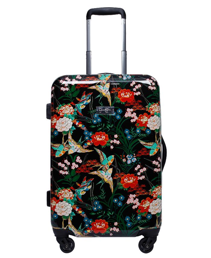 Jessica Simpson Sweet Birds 20" CarryOn Spinner Suitcase Macy's
