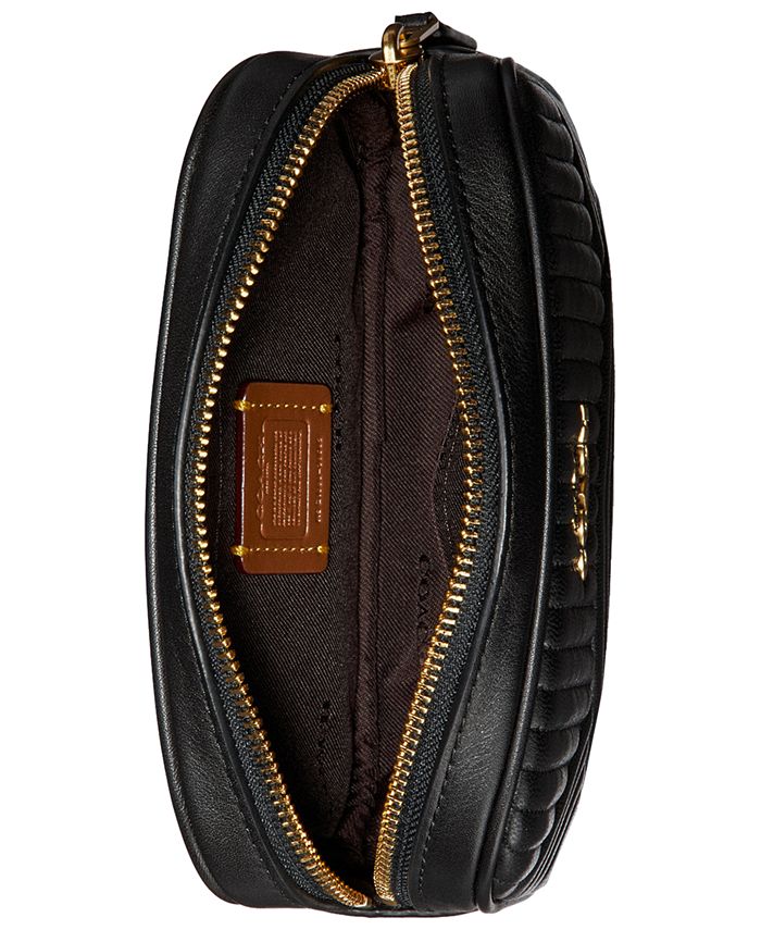 coach quilted belt bag