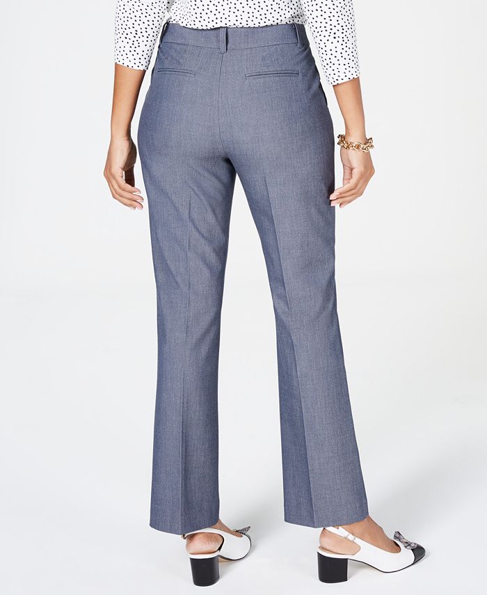 Charter Club Petite Chambray Trouser Pants, Created for Macy's - Macy's