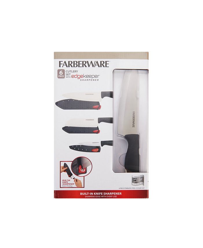 Farberware Edgekeeper 6Pc. Knife Set Macy's