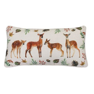 pillows with deer on them
