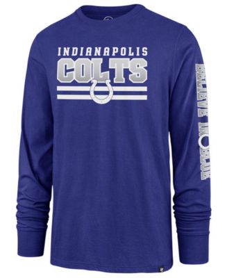 47 Brand Men S Indianapolis Colts Level Up Long Sleeve Super Rival