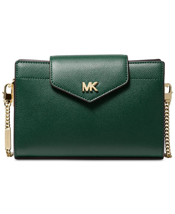 Michael michael kors discount crossgrain leather crossbody clutch
