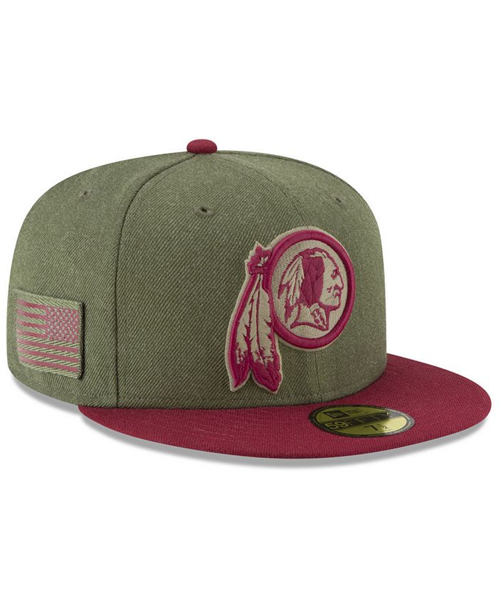 New Era Washington Redskins Salute To Service 59FIFTY FITTED Cap - Macy's