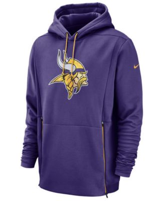 Nike Men's Minnesota Vikings Sideline Player Therma Hoodie & Reviews ...