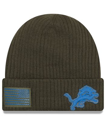New Era Detroit Lions Salute To Service Cuff Knit Hat Macy s