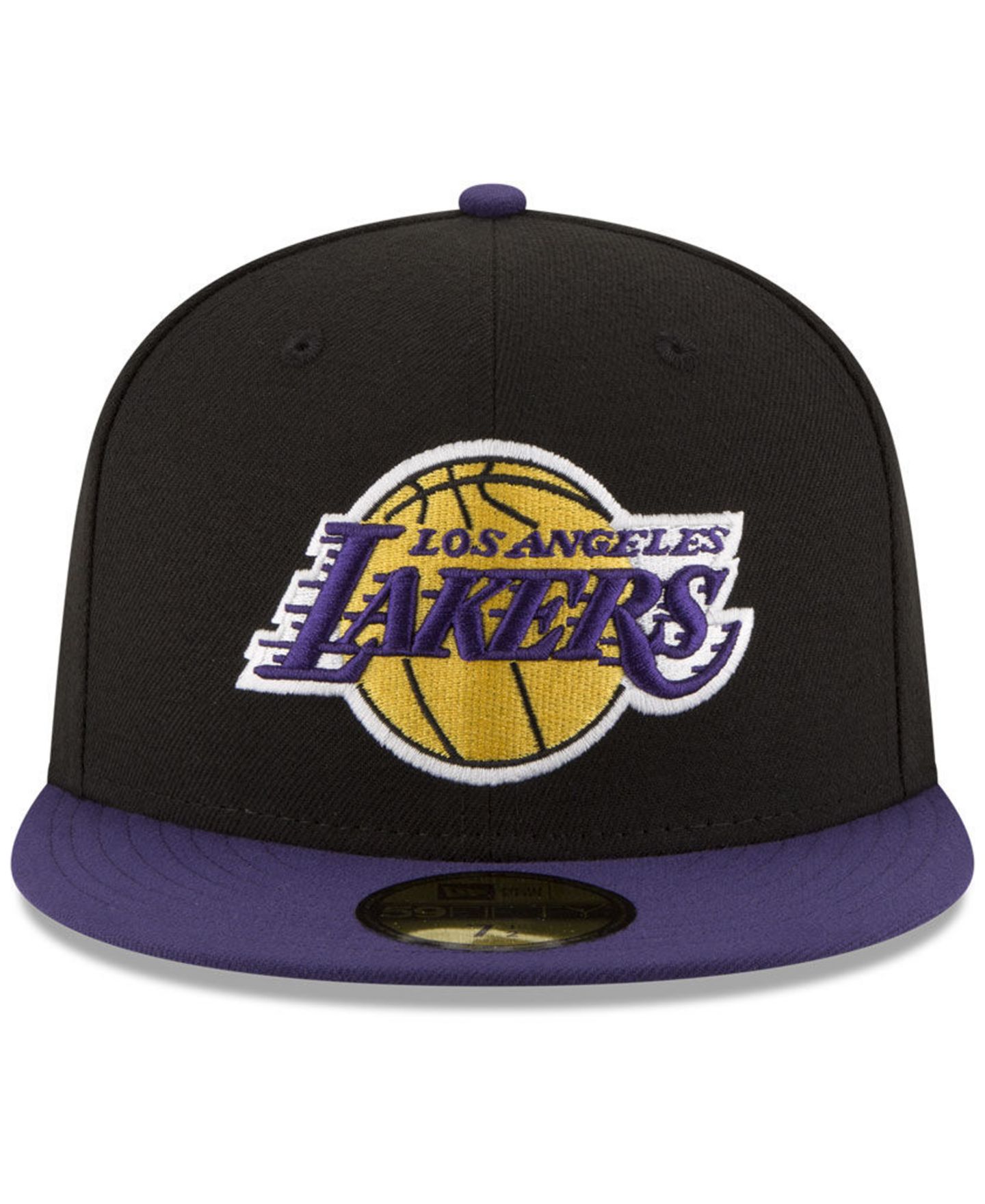 Мужская кепка New Era Los Angeles Lakers Basic 2 Tone 59FIFTY Fitted — фото 2