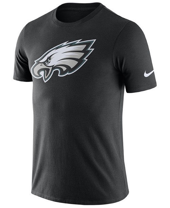 Nike Men's Philadelphia Eagles Dri-Fit Cotton Essential Logo T-Shirt ...