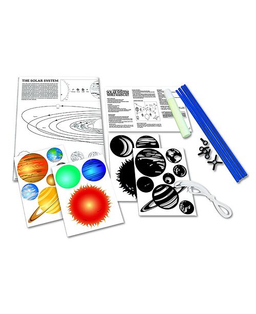 Kidzlabs Glow In The Dark Solar System Mobile Making Kit