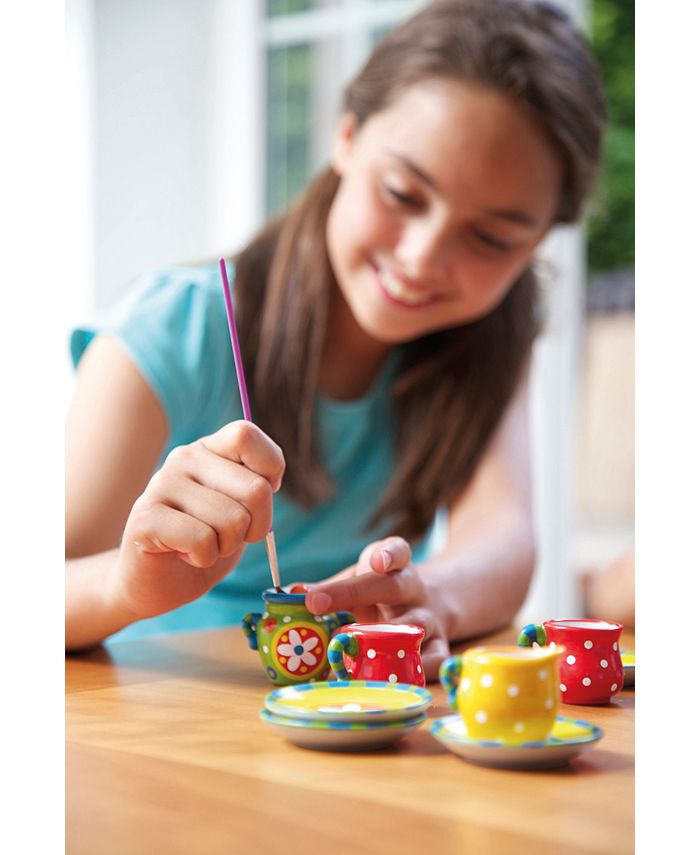 Style Me Up! 4M Paint Your Own Mini Tea Set Macy's