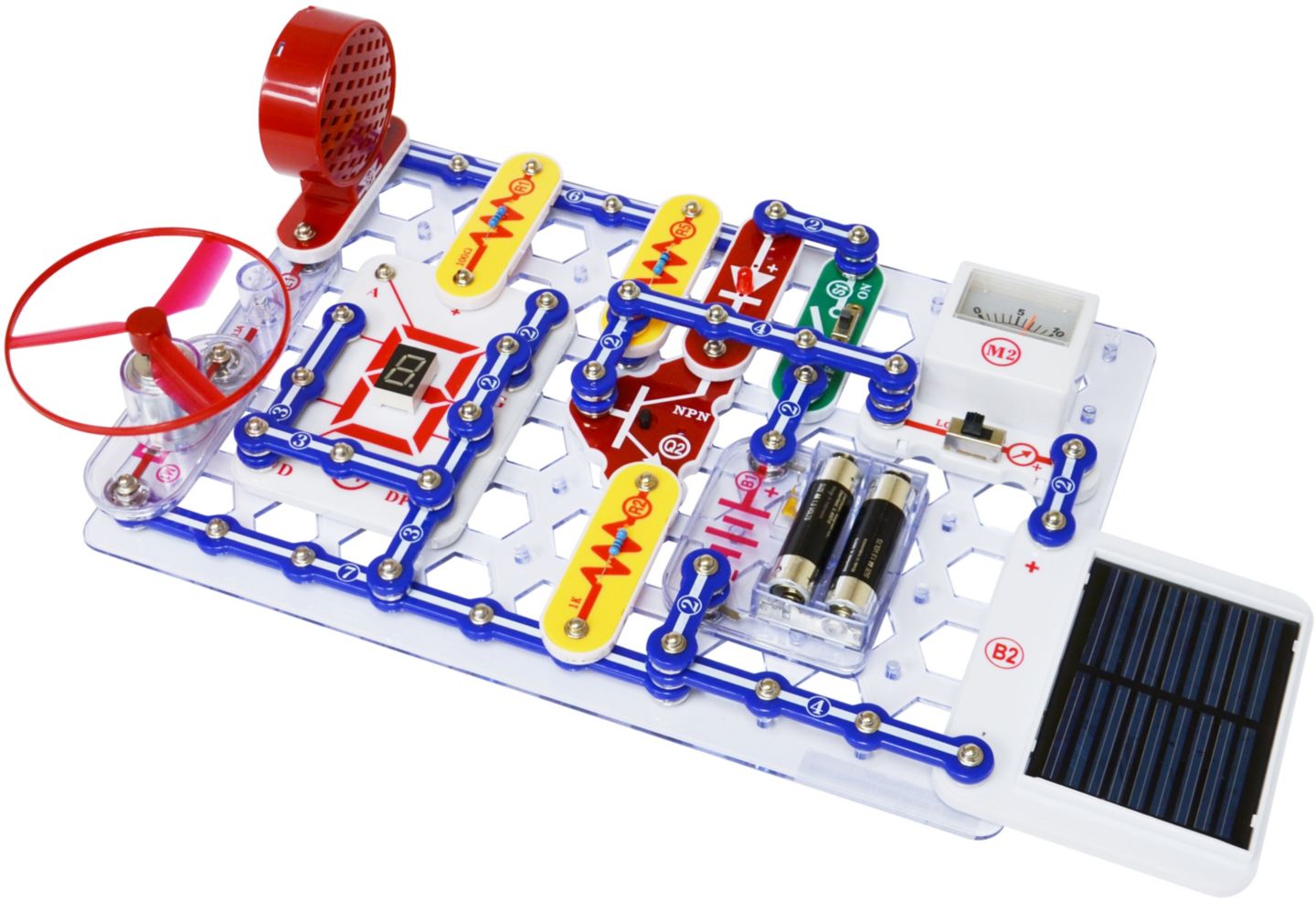 Детские игрушки Elenco Snap Circuits Extreme 750 Experiments with Computer Interface 80-Piece Science Kit, Ages 8+ — фото 1