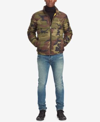 Camouflage Packable Down Jacket 