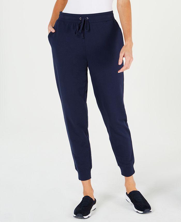 Karen Scott French Terry Jogger Pants, Created for Macy's & Reviews ...