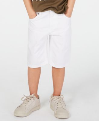 kids white shorts