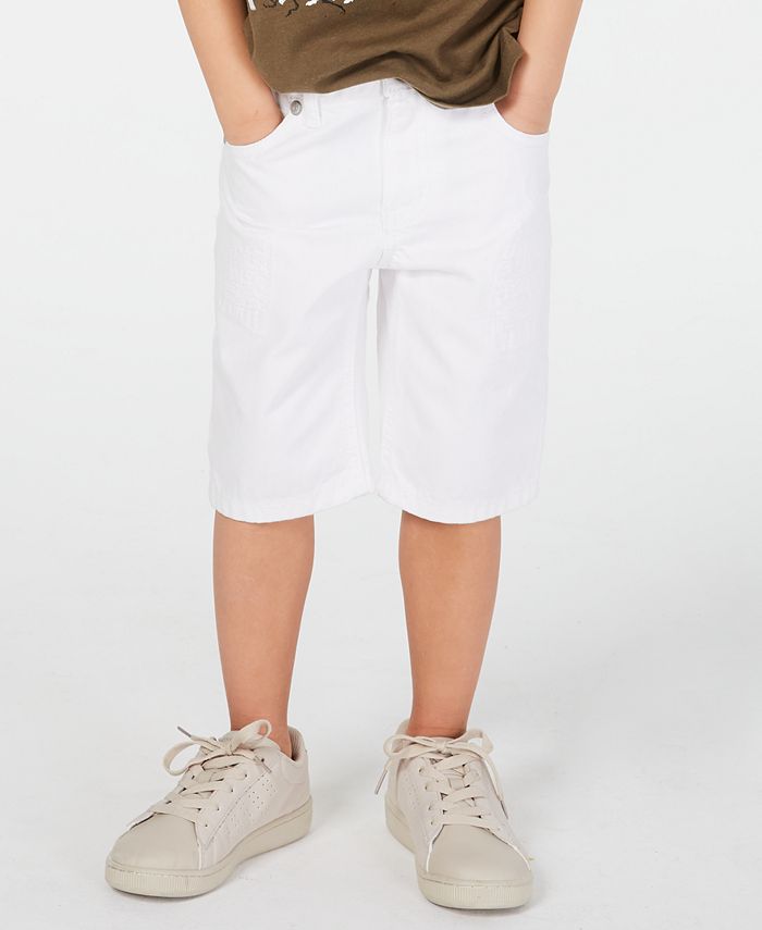 Epic Threads Toddler Boys White Denim Shorts Created for Macy s