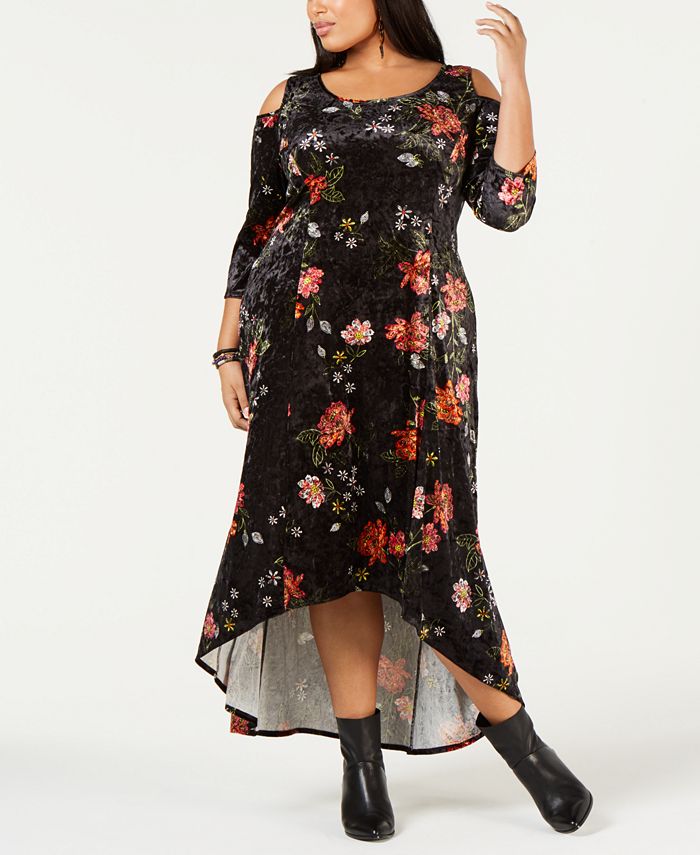 Macy's cold shoulder dresses 2025