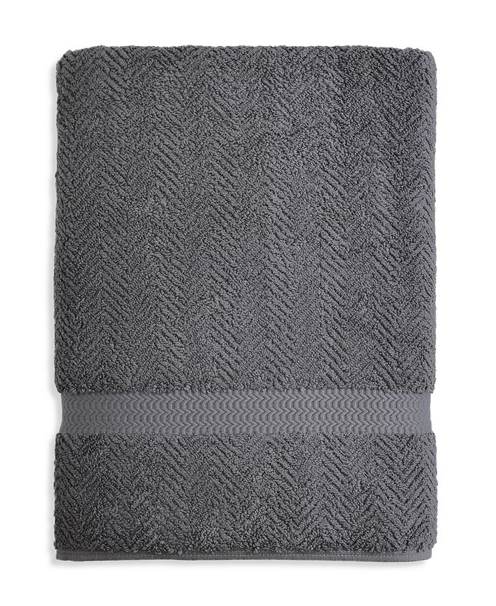 Lacoste Herringbone 100% Cotton Bath Towel & Reviews