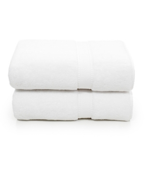 Linum Home Sinemis 2-pc. Bath Towel Set Bedding In White
