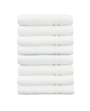 Linum Home Denzi 8-pc. Hand Towel Set Bedding In White