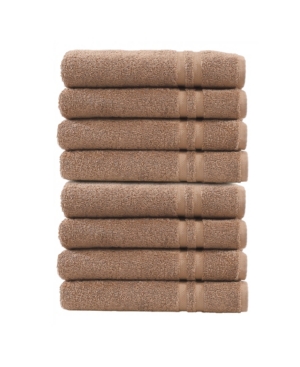 Shop Linum Home Denzi 8-pc. Hand Towel Set In Light Brown