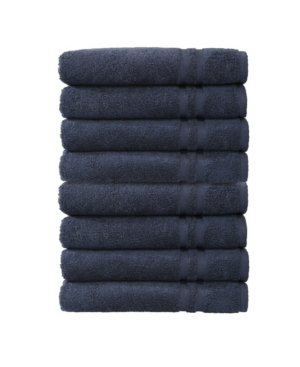 Linum Home Denzi 8-pc. Hand Towel Set Bedding In Navy