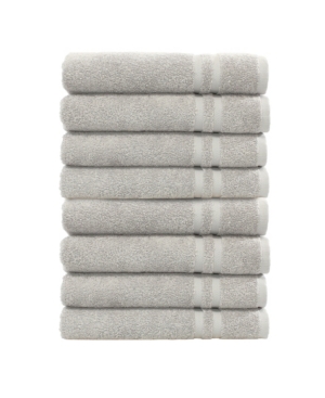 Linum Home Denzi 8-pc. Hand Towel Set Bedding In Light Grey