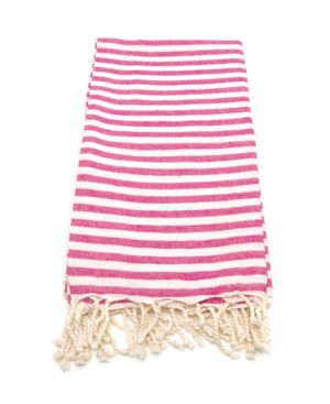 Linum Home Fun In The Sun Pestemal Beach Towel Bedding In Bubblegum Pink